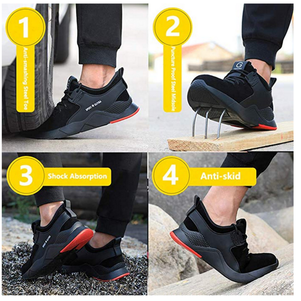 Mens/ Womens Steel Toe Shoes Work Safety